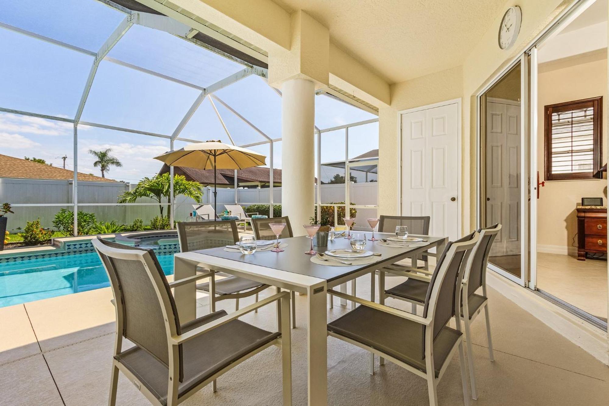 Villa-Haze, Lots Of Privacy, Solar & Electric Heated Pool And Spa Cape Coral Luaran gambar